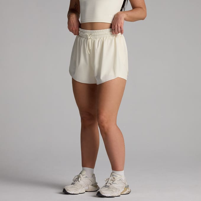 MP Dames Tempo 2-in-1 Wijdvallende Short - Coconut - L