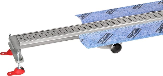 Laag Roestvrijstalen Douchegoot 70 cm Premium Slim Sirocco