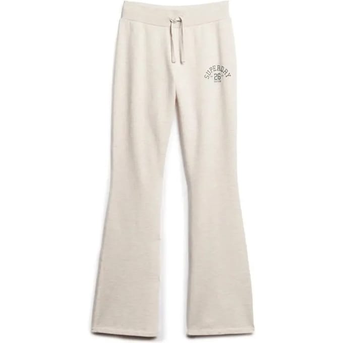 Vrouwelijke flared joggingsbroek van jersey Superdry Athletic Essential