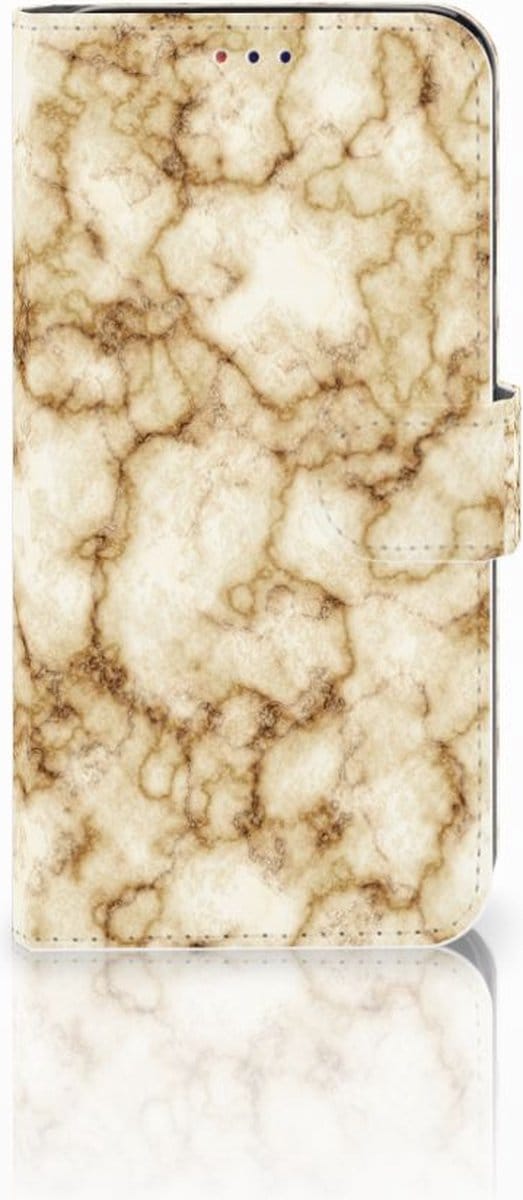 Samsung Galaxy A10 Bookcase Marmer Goud
