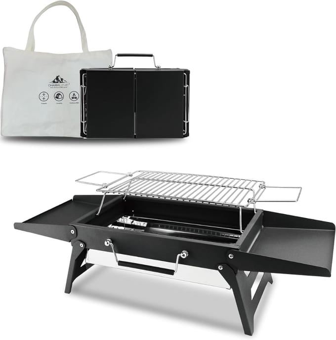 Florixa® Tafel Bbq Houtskool - Weber Bbq -Boretti Bbq - Houtskool - Zwart - 23cm x 35cm x 8cm