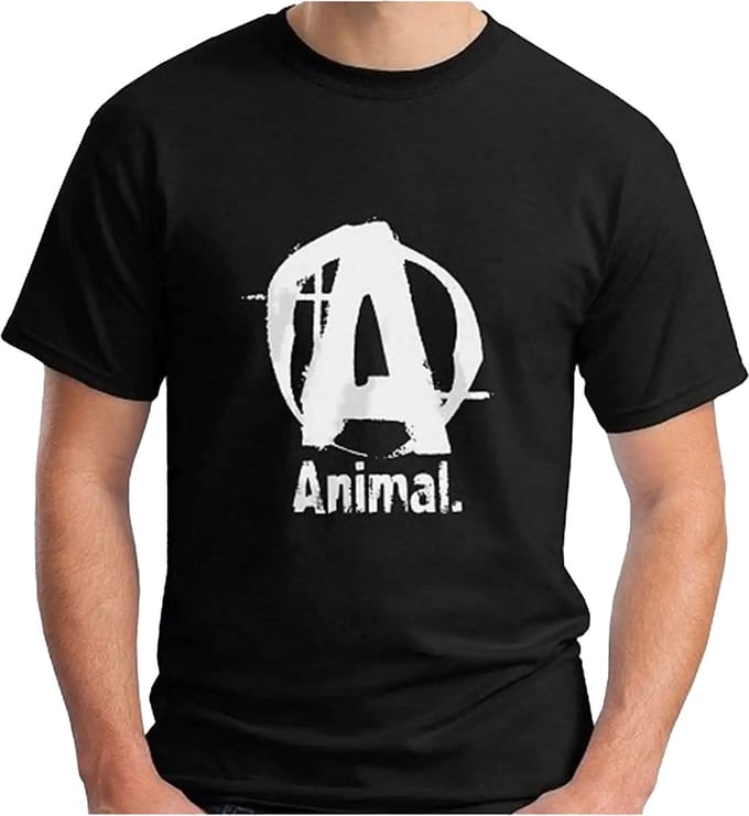 Animal Basic Logo T-Shirt - Zwart - M