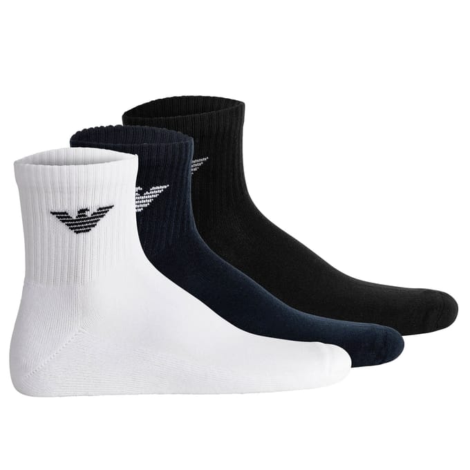 Emporio Armani Sokken SPORTY SPONGE 39-46 Set van 3