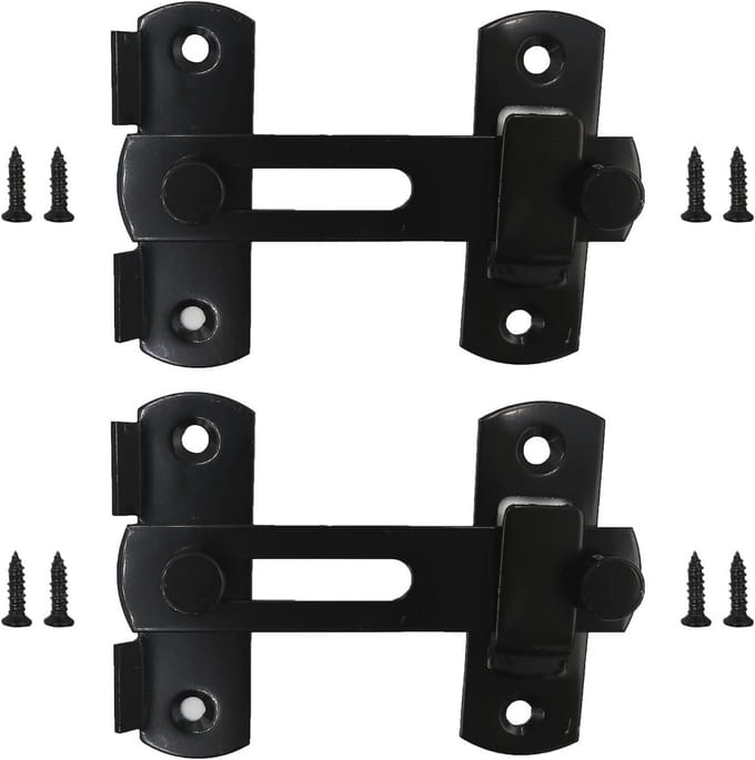 Flip Vergrendeling Deurbouten 4 inch - 2 Stuks Roestvrij Staal