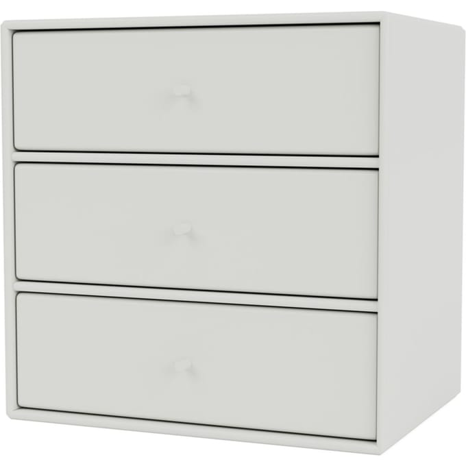Montana Montana Mini 1007 Wandmodule met drie laden - Nordic