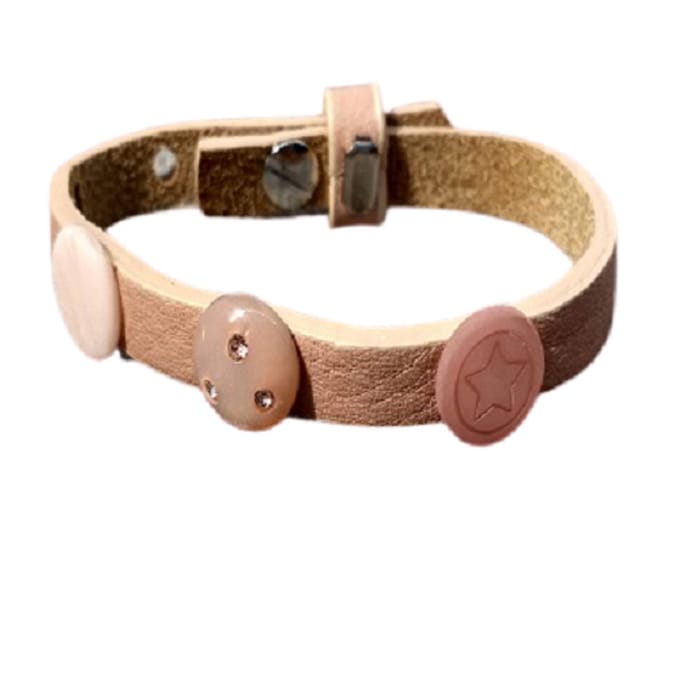 Aanpasbare armband-salmon star