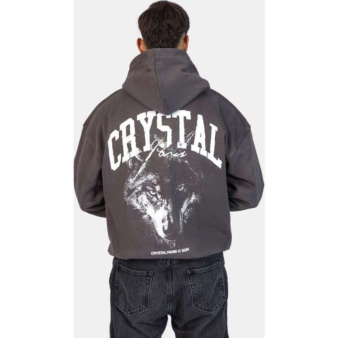 Crystal Paris Oversized hoodie Nightwolf