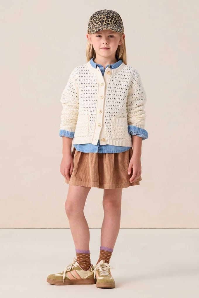 Sissy-Boy - Bruine corduroy rok