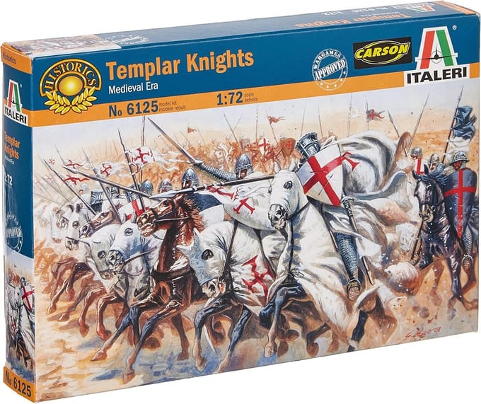 Modelbouwkist Tempelritter 1/72 - Teutoonse Ridder