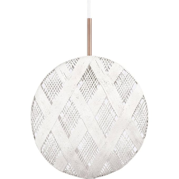 Forestier Chanpen M Diamant hanglamp, wit
