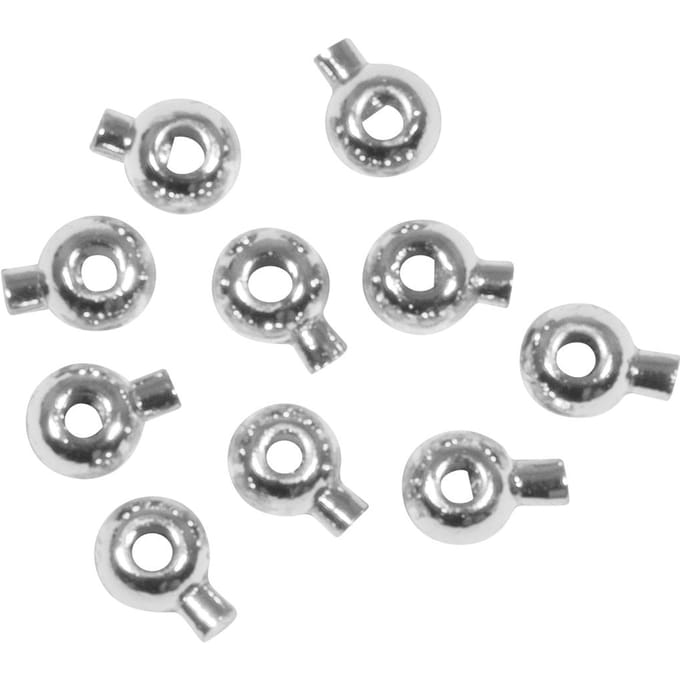Positioneerkraal "Rond" - Zilver