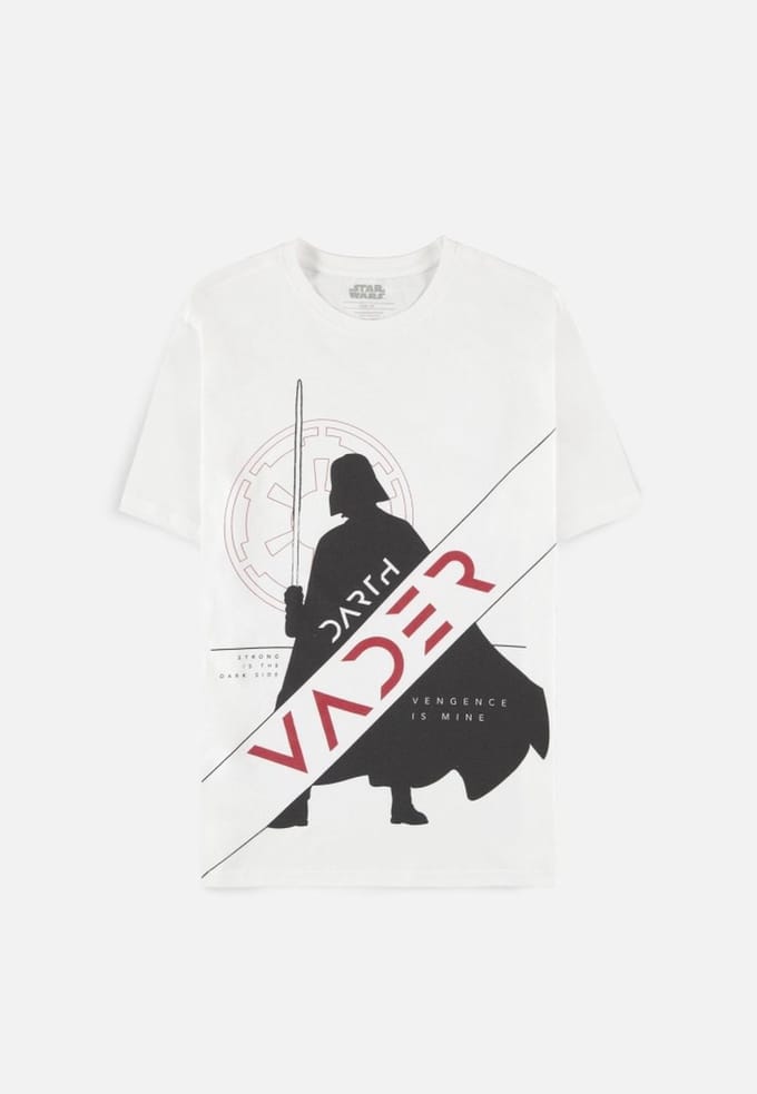 Star Wars Heren Tshirt -M- Obi-Wan Kenobi - Darth Vader Wit