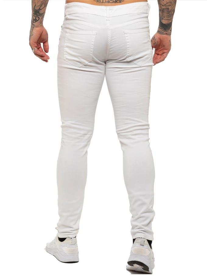 Enzo | Skinny gescheurde jeans voor heren