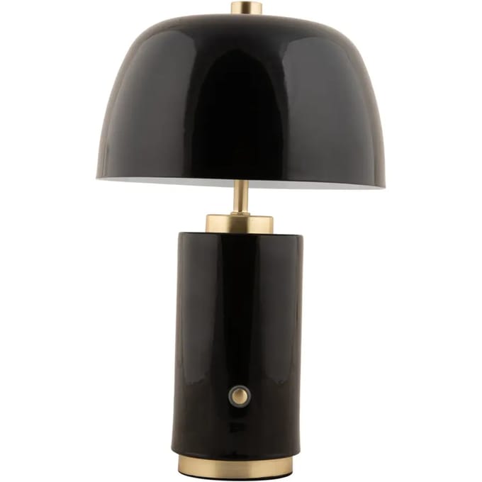 Leitmotiv Tafellamp Freya LED - Zwart - Ø18cm - Scandinavisch