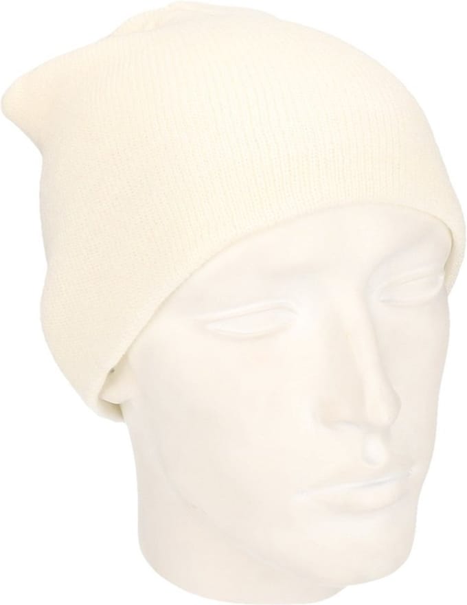 Gekleurde basic muts wit voor heren