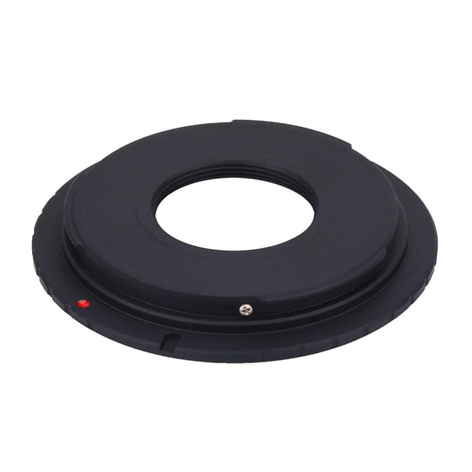 1 stuks C Mount Schroefmontage Lens Adapter Ring voor Canon EOS EF Mount DSLR Camera's black