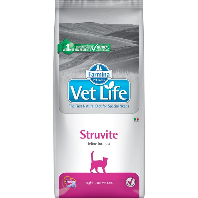 Voordeelpakket: 3x2kg Farmina Vet Life Struvite Feline Droog Kattenvoer