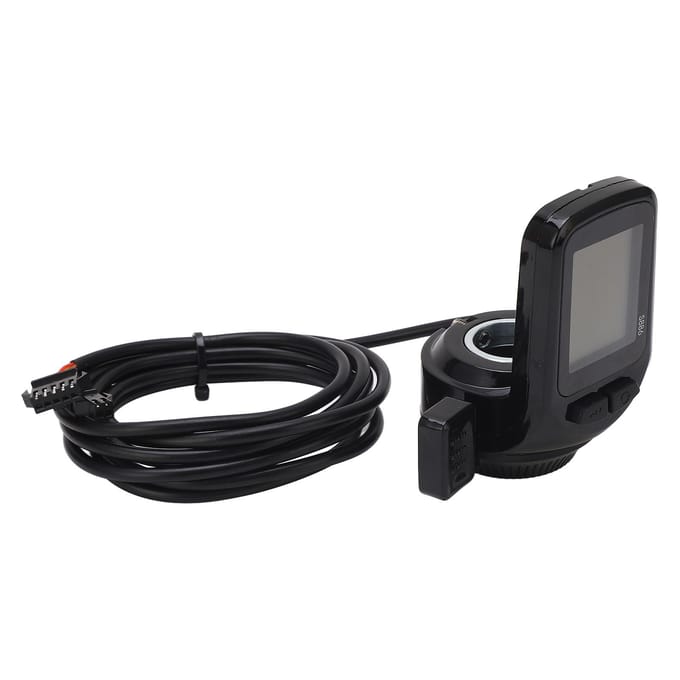 S886 LCD-displaypaneel Lichtgewicht Waterdicht LCD-displaypaneel met Duimgashendel Koplamp black