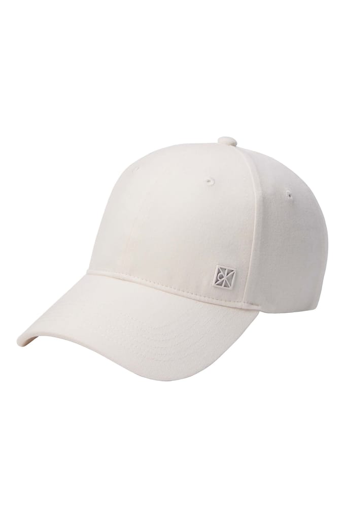 Calvin Klein Emblem Hardware Base Cap White Alyssum Größe: OS | Hüte Outlet | Damen | Weiß