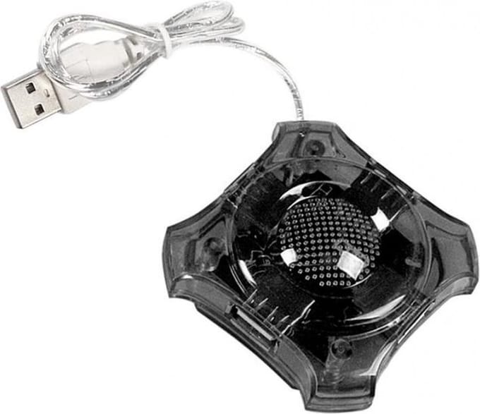 Esperanza Hub Usb 2.0 4 Poorten Voor Laptop En Computer Usb-Connector Black Star