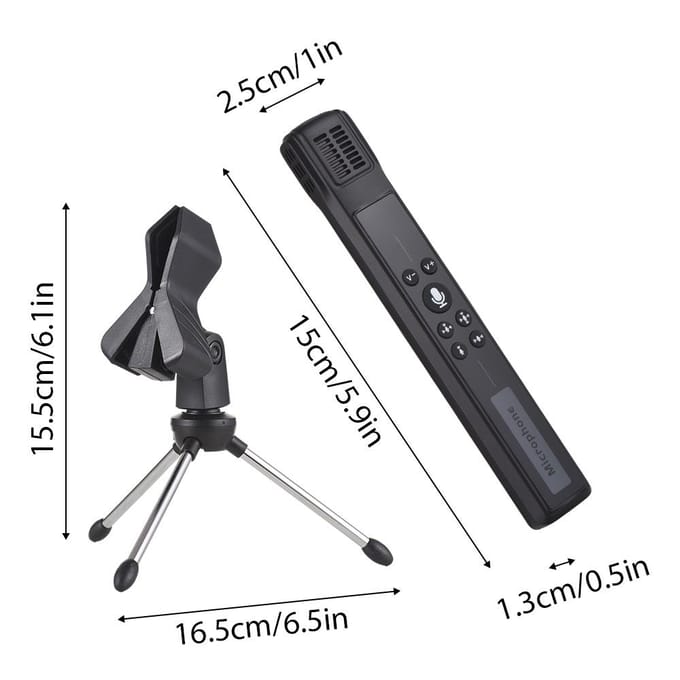 USB Microfoon Metalen Condensatormicrofoon Plug and Play Desktop Opnamemicrofoon voor Computer Gaming without Tripod zwart