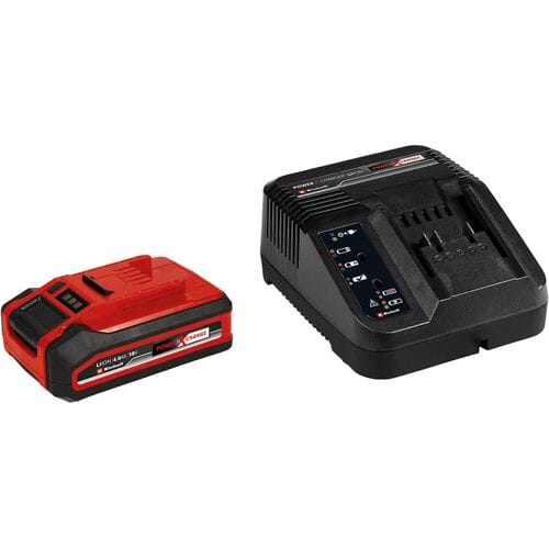 Einhell 18 V/4.0 Ah plus Power X-Change starter kit - 1x 4.0 Ah Plus Accu en snellader - universeel voor alle Power X-Change machines