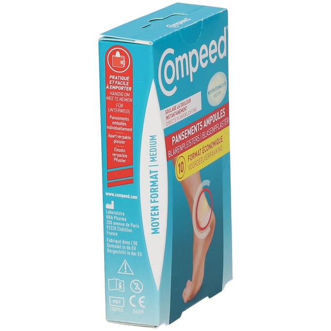 Compeed® Pleister Blaren - Medium – voordeelverpakking (10 st.)