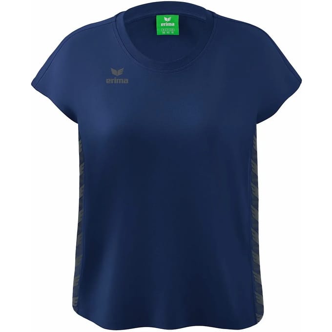 Erima Essential Team T-Shirt Dames - Slate Grey / New Navy | Maat: 42