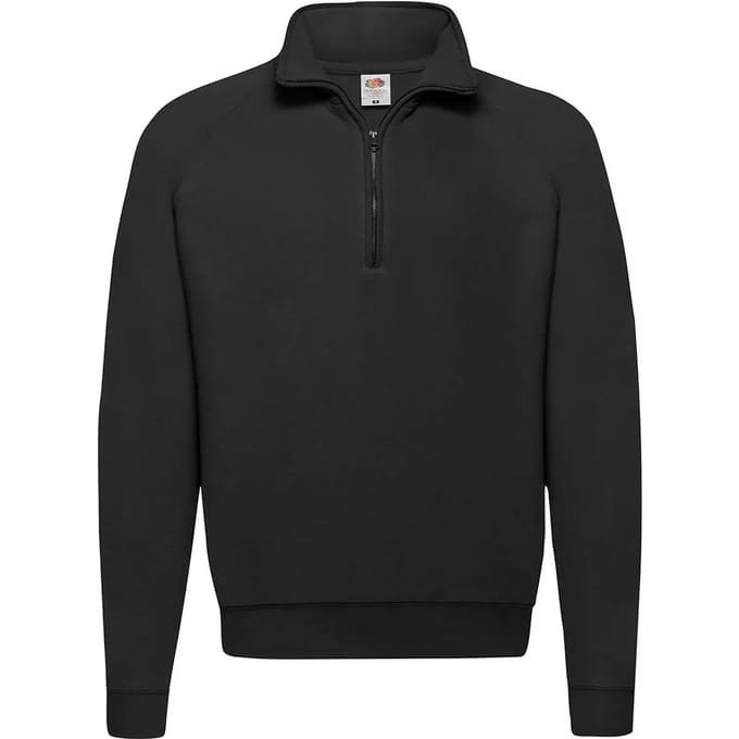 Sweater met ritskraag Fruit of the Loom Classic