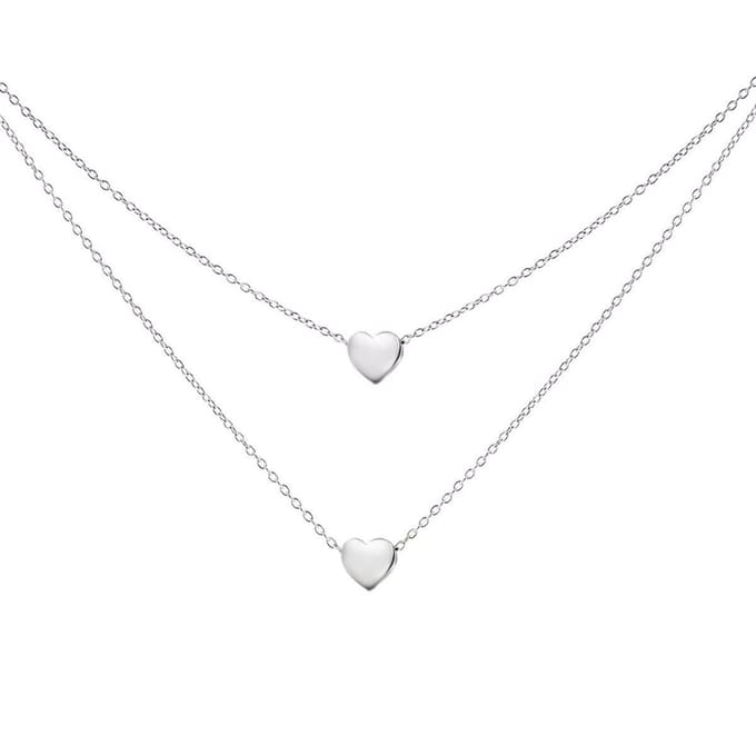 Victorious Dames Ketting Zilver – Hart  – 40 t/m 45 CM