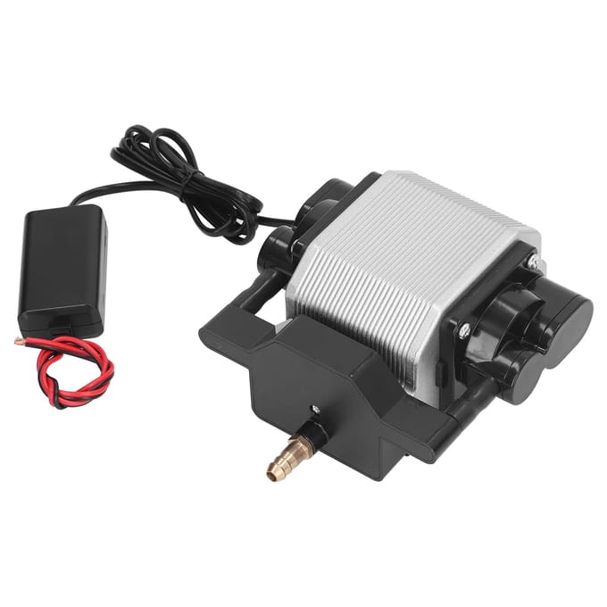 Luchtondersteuning Lasersnijder Luchtondersteuningspomp Snijden Laag Geluidsniveau Accessoire voor Lasergraveermachine DC50 black
