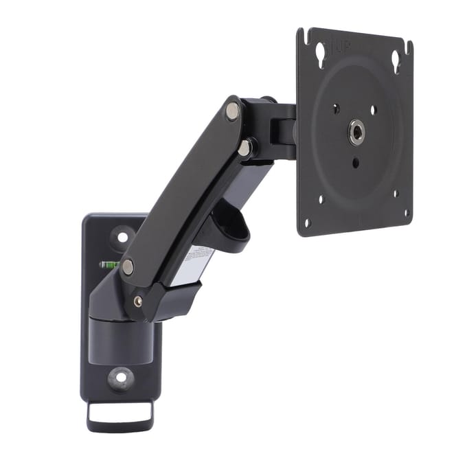Display Muurbeugel Hefbaar Telescopisch Draaibaar Muurbeugel 7kg Draagvermogen Verstelbaar black