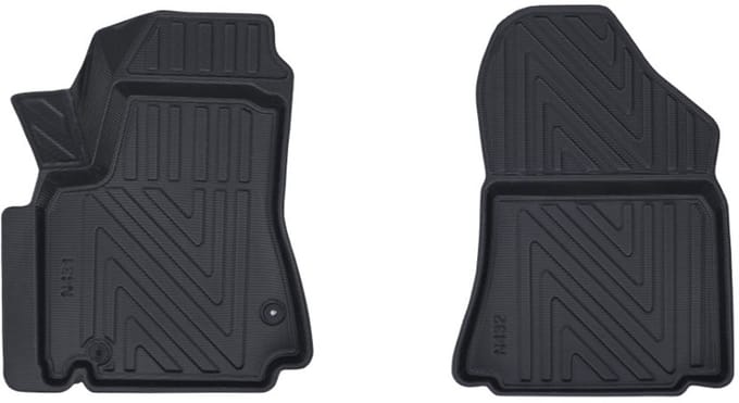 Rubbermatten Peugeot Partner 2008-2018 (voorset) - Premium carbonlook