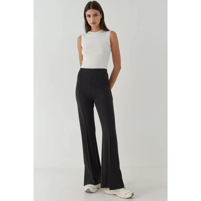 Hoge Taille Flared Broek