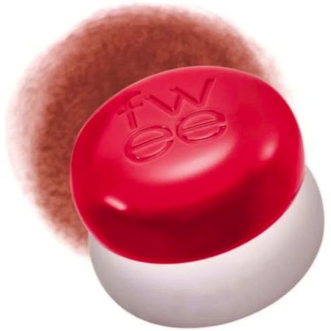 fwee - blurry pudding pot keyring set [RD04 FAV] + random color keyring [5g] (lipstick/blush)