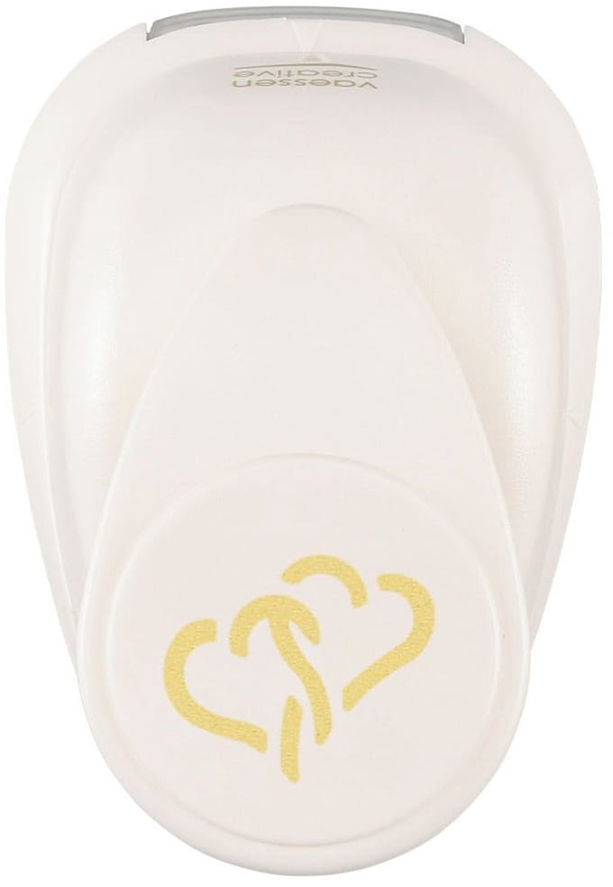 Vaessen Creative Pons - Figuurpons - Hart - 2 x 2,4 cm