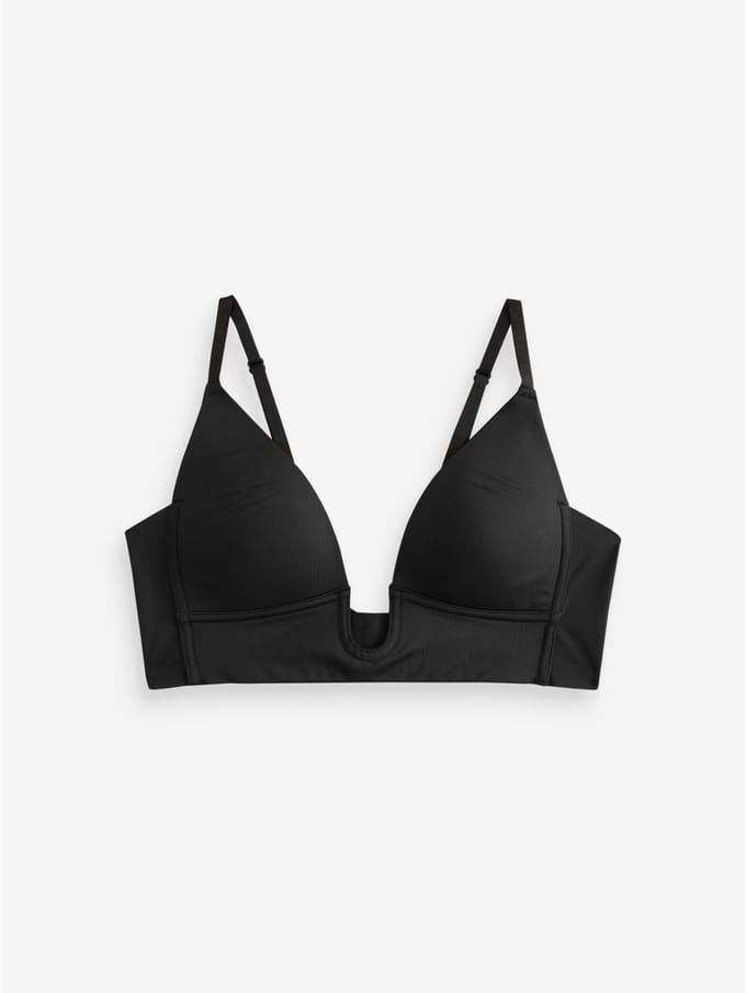 Next - Dames - A-E Multiway-bh met diep decolleté - Zwart