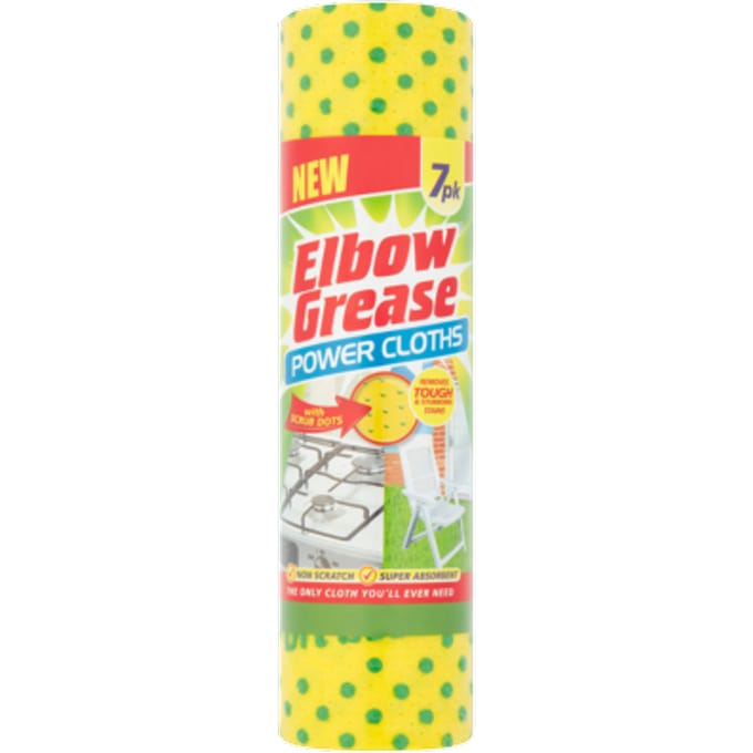 Elleboogvet Power Cloths - 7 stuks.