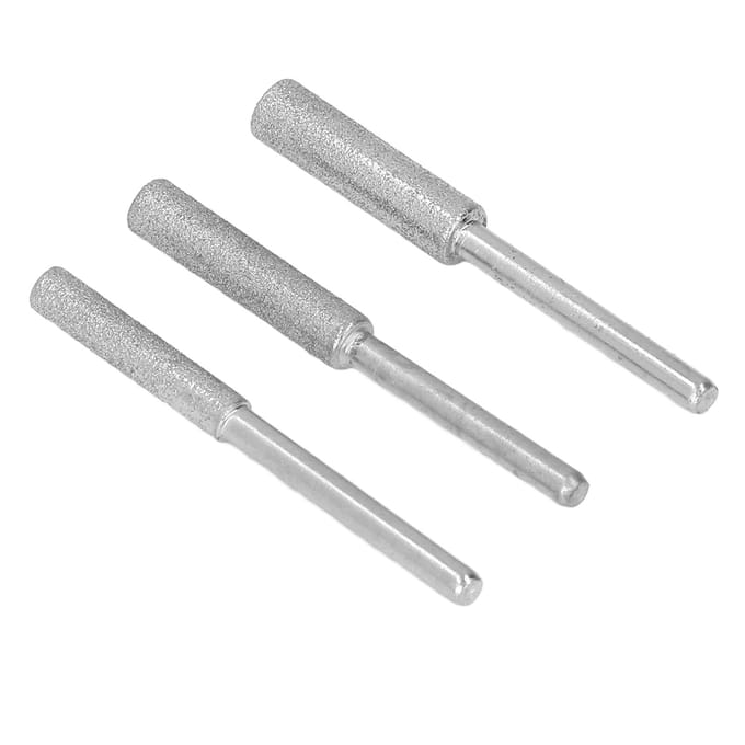 30 Stuks Kettingzaagslijpsteen 4.0mm 4.8mm 5.5mm Smergel Slijpvijl 3mm Schacht Gereedschapsset
