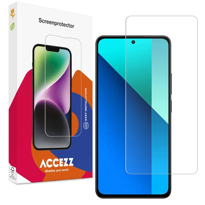 Accezz Screen Protector - Geschikt voor Xiaomi Redmi Note 13 (5G) - Gehard Glas Screenprotector