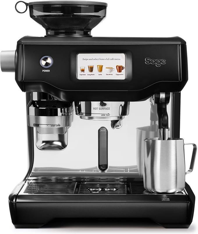 Sage the Oracle™ Touch Black Stainless Steel Pistonmachine