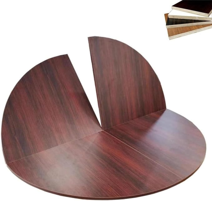 Rond Tafelblad - Houten Vervanger - Dineren Thuis - Opvouwbaar Ontwerp - 120 cm - Rood