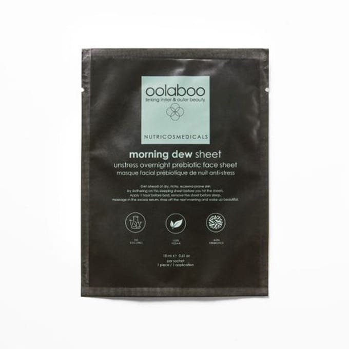 Oolaboo Morning Dew Unstress Overnight Prebiotic Face Sheet 18ml