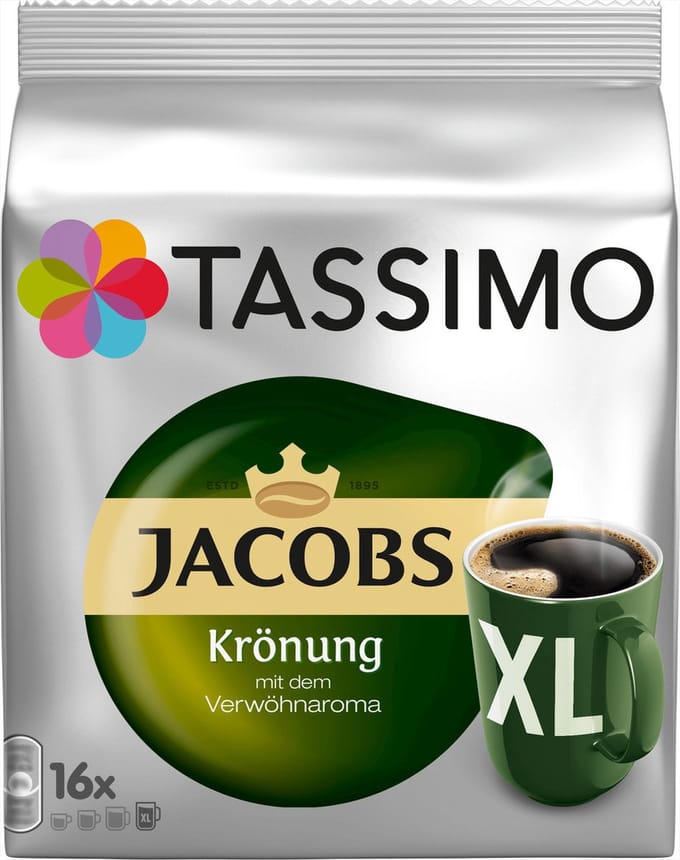 Tassimo Jacobs Krönung XL - 16 Capsules