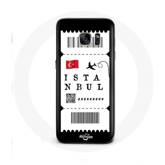 Coque Samsung Galaxy S7 Billet d'avion Istanbul Turquie