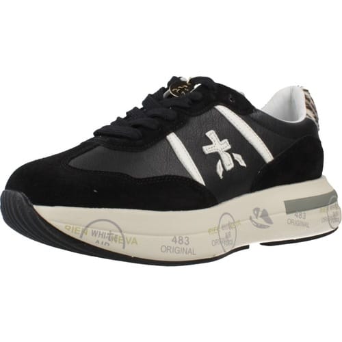 sneaker vrouw Premiata - cassie - zwart