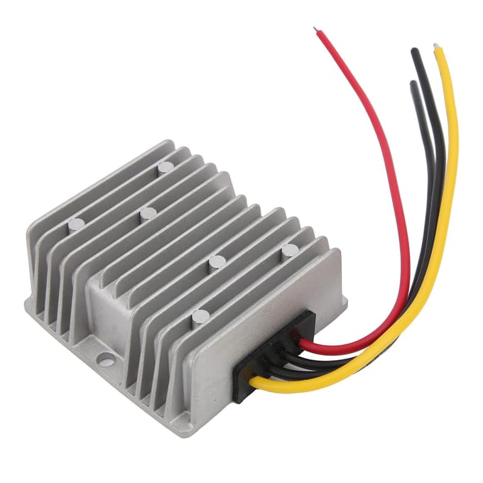 Spanningsverlager Converter IP68 48V36V naar 12V DC Module Transformator voor Auto THJ4812C240Z 20A gray