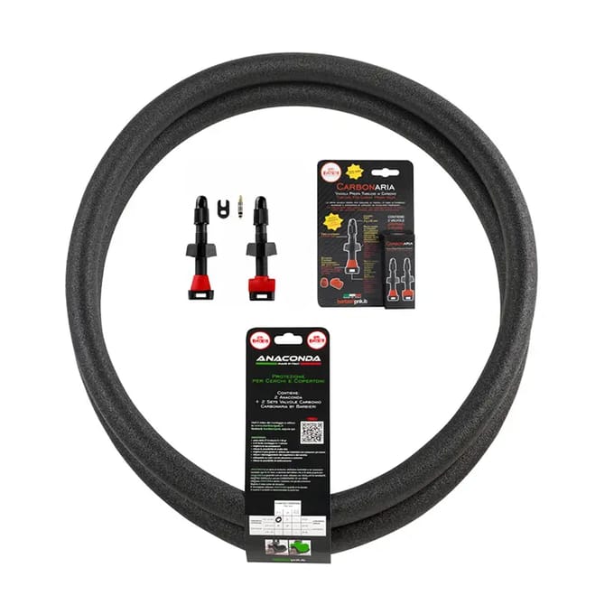 Schuimrubberkit met koolstofventielen Barbieri Anaconda Carbonaria