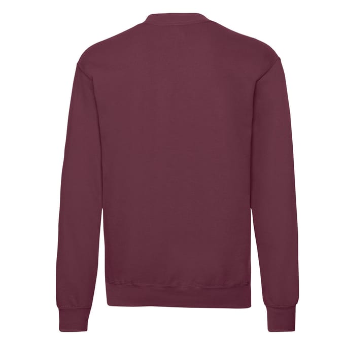 Fruit Of The Loom Heren Klassieke Drop Schouder Sweatshirt (Bourgondië)