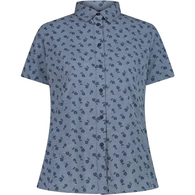 Vrouwelijke elastische bloemetjesblouse CMP